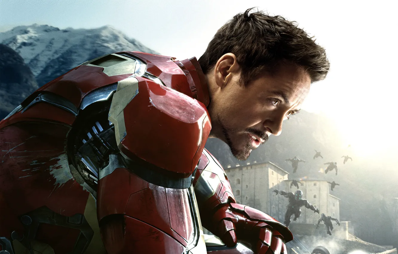 Photo wallpaper costume, Iron Man, comic, Robert Downey Jr., Robert Downey Jr., Tony Stark, Avengers: Age of …