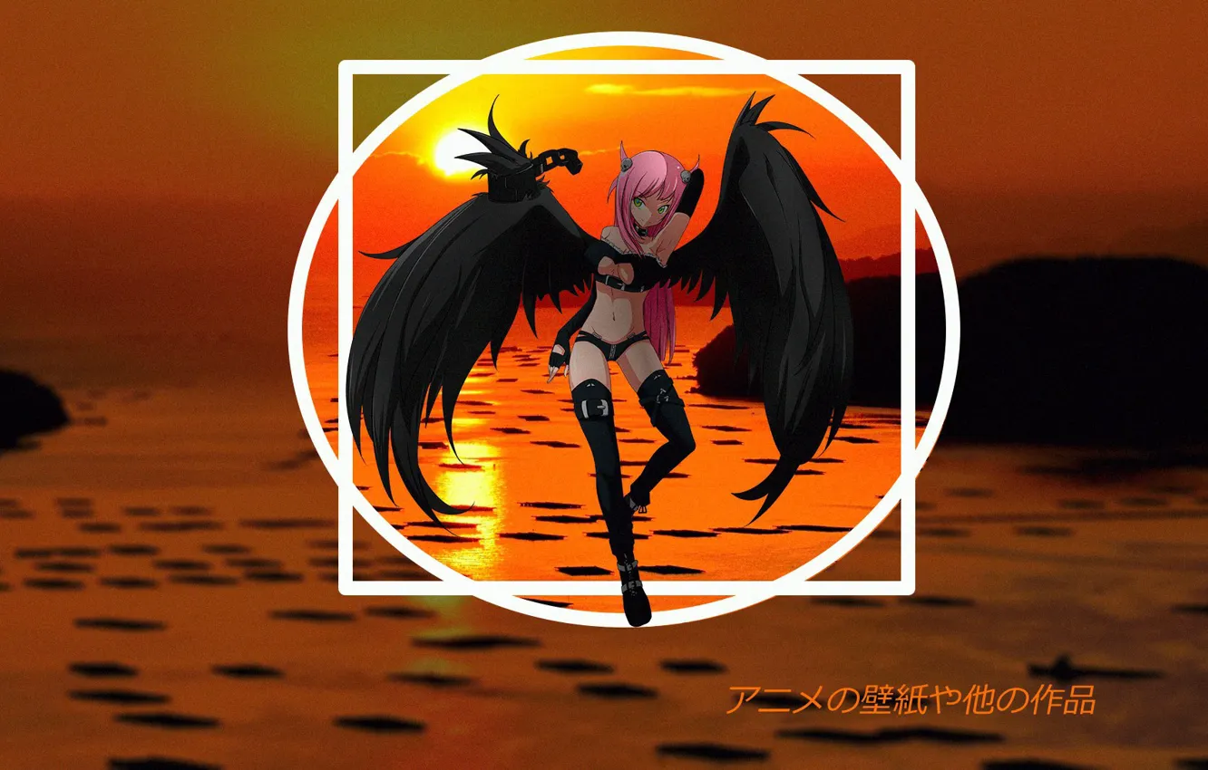 Photo wallpaper nature, anime, Chan