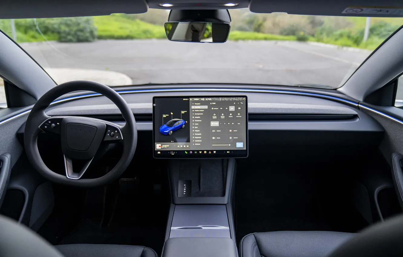 Photo wallpaper Tesla, Tesla Model 3, 2023