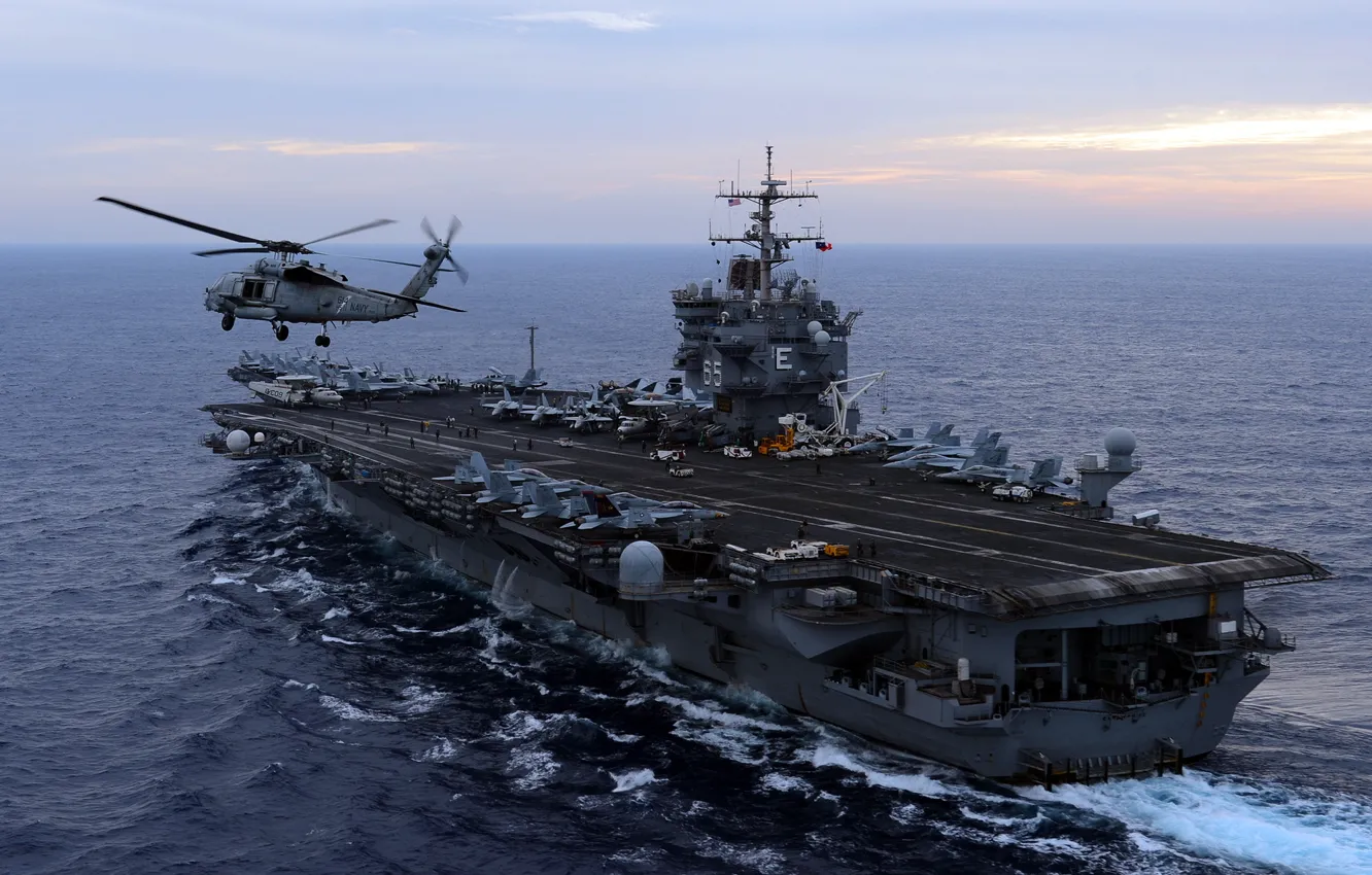 Photo wallpaper weapons, the carrier, USS Enterprise