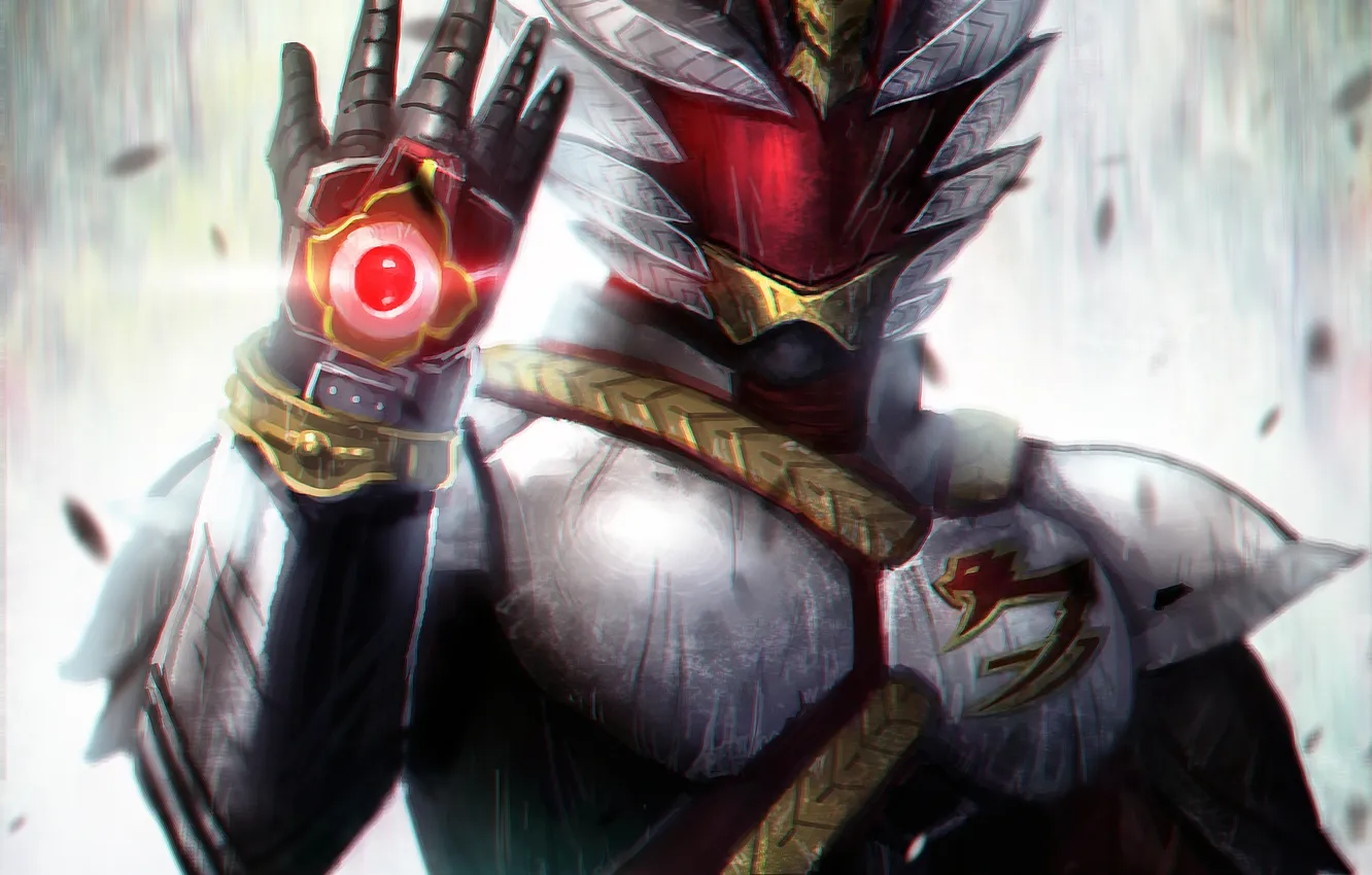 Photo wallpaper helmet, art, Ray Bramasakti, bima satria garuda