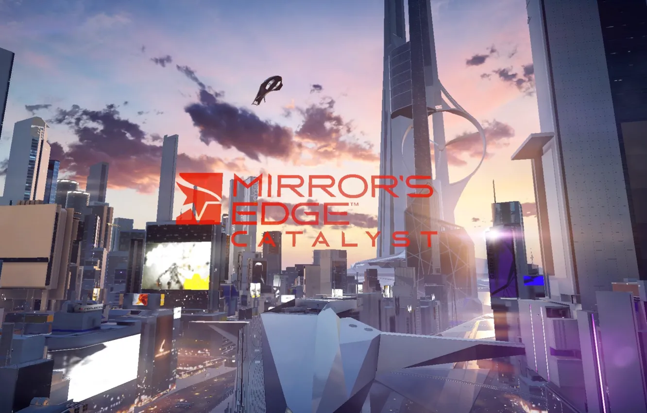 Photo wallpaper the game, game, 2016, mirror's edge 2, catalyst