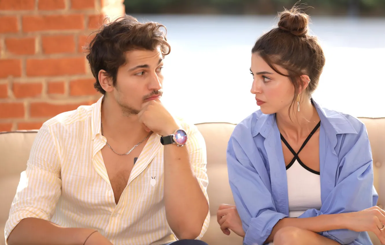 Photo wallpaper pair, the series, two, the conversation, the characters of the series, WHERE, Oh Where Is, …