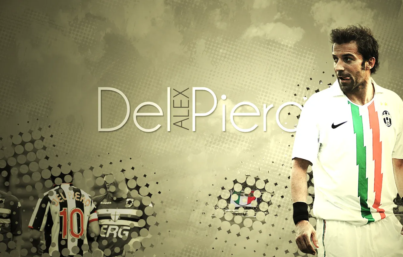 Photo wallpaper wallpaper, sport, football, player, Juventus FC, Alexandro Del Piero