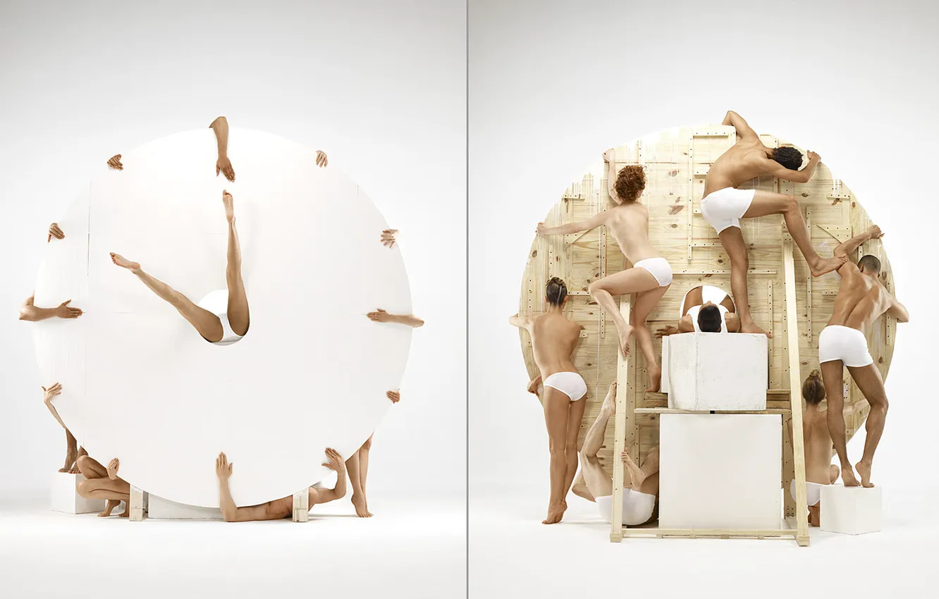 Photo wallpaper watch the priests, humanoid watch, 11:50, clocks