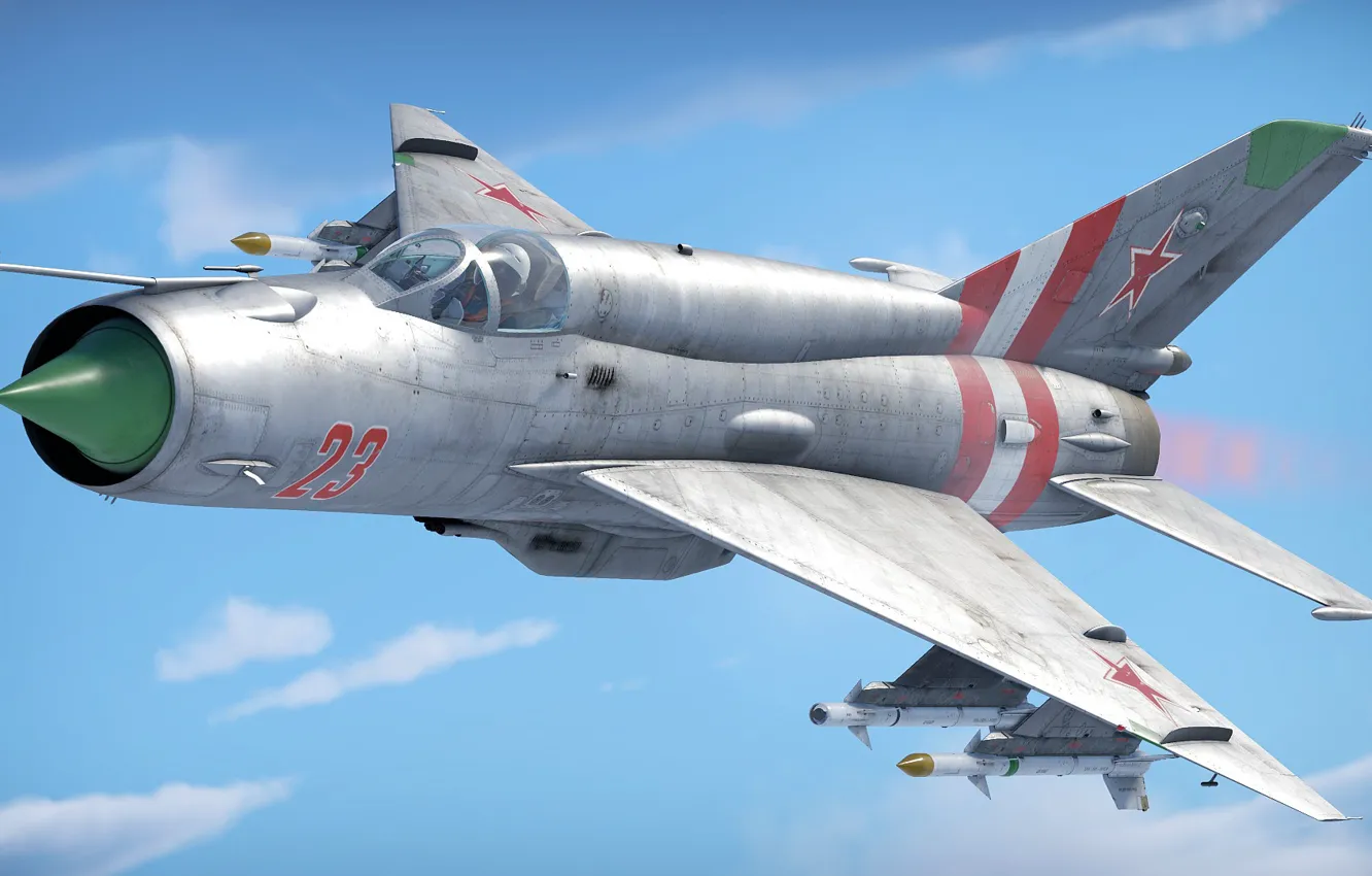 Photo wallpaper USSR, OKB MiG, Frontline fighter, MiG-21S
