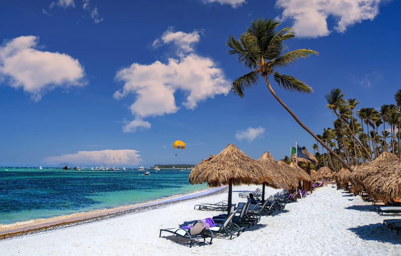 Photo wallpaper beach, nature, tropics