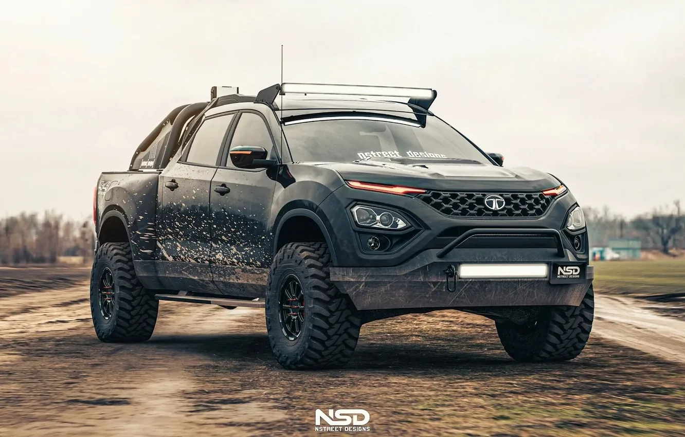 Photo wallpaper car, pickup truck, Xenon, TATA, TATA Xenon