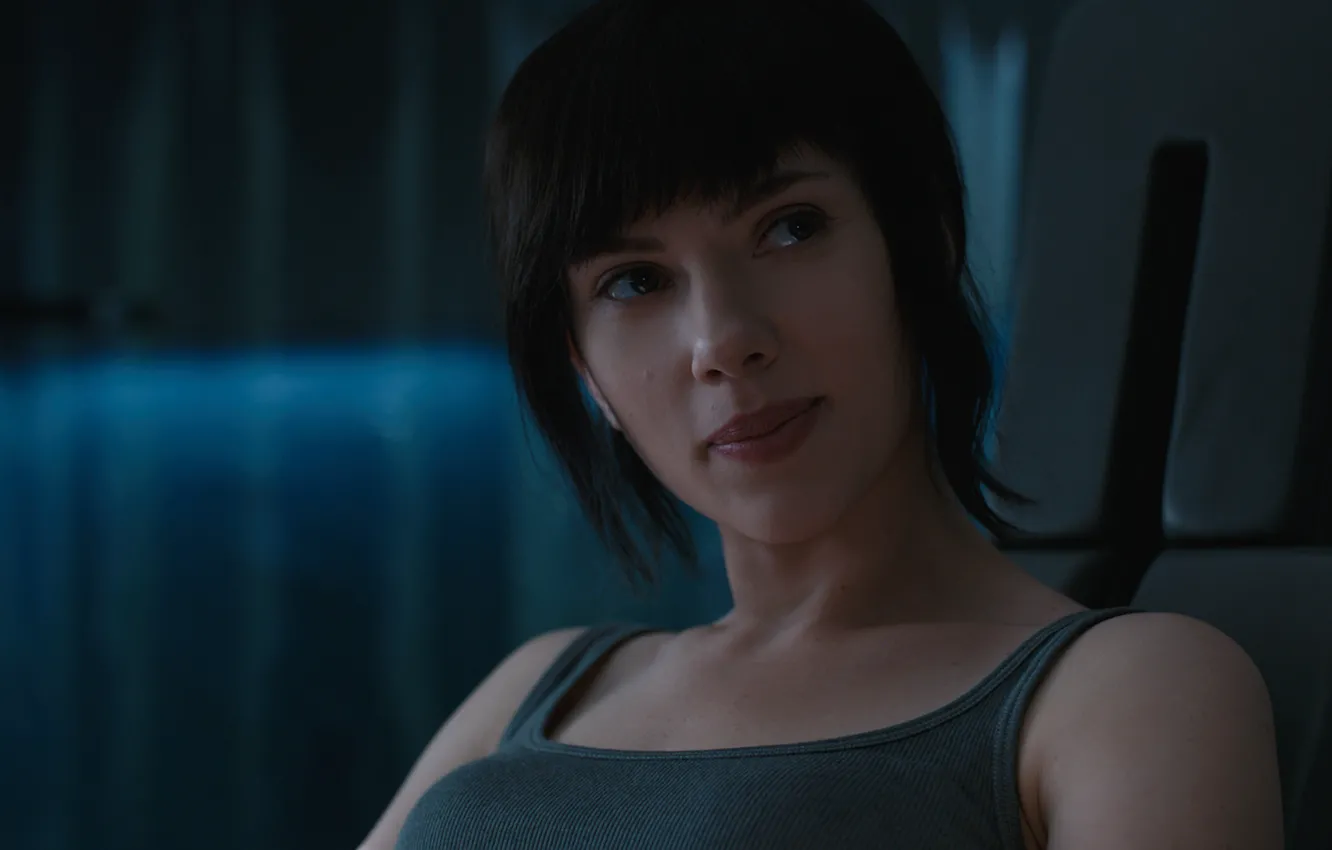 Photo wallpaper Scarlett Johansson, Scarlett Johansson, Ghost in the shell, Ghost in the Shell, The Major