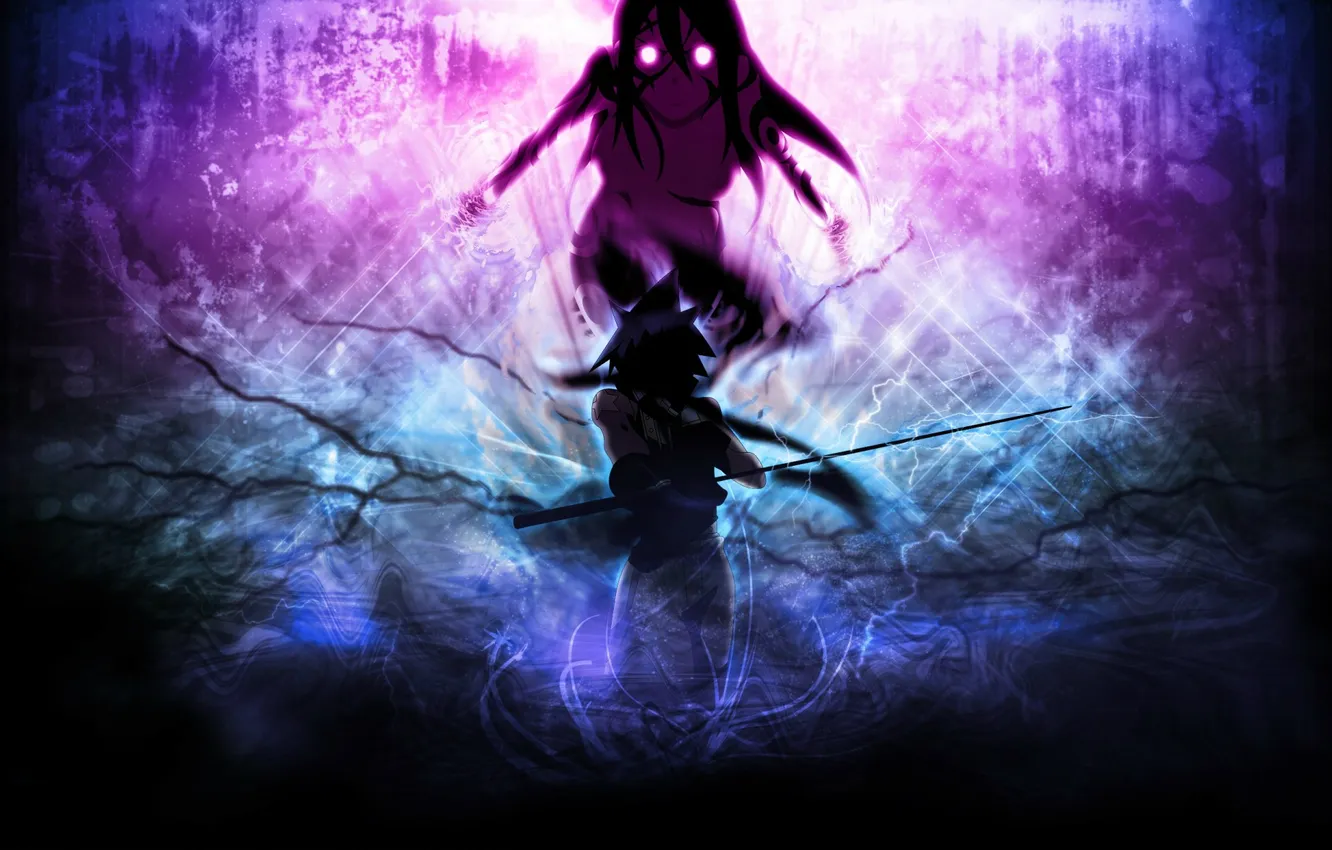 Photo wallpaper darkness, art, dark, Soul eater, art, blade, Soul Eater, Tsubaki