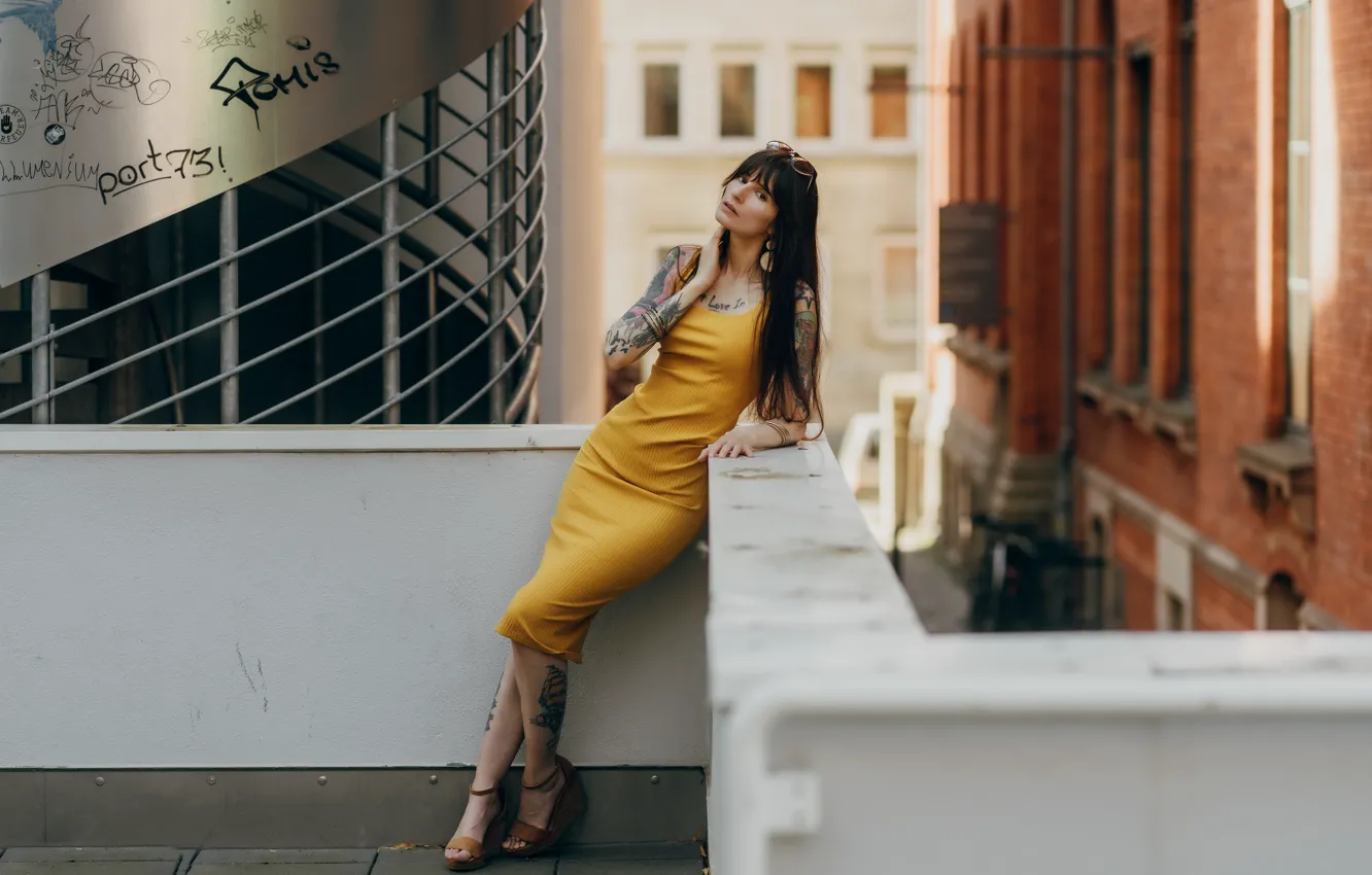 Photo wallpaper girl, home, Perdita Sommer