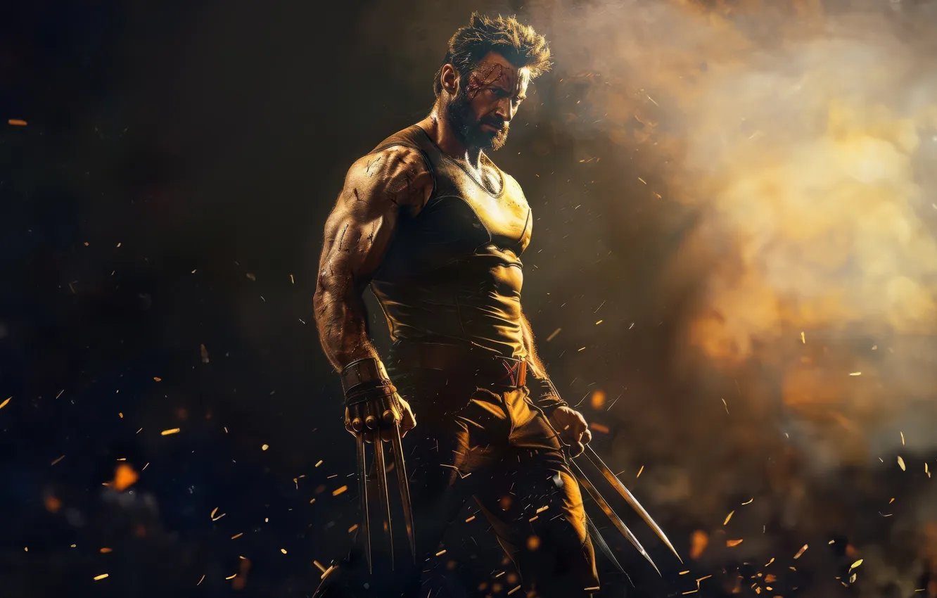 Photo wallpaper Wolverine, Force, UNSTOPPABLE