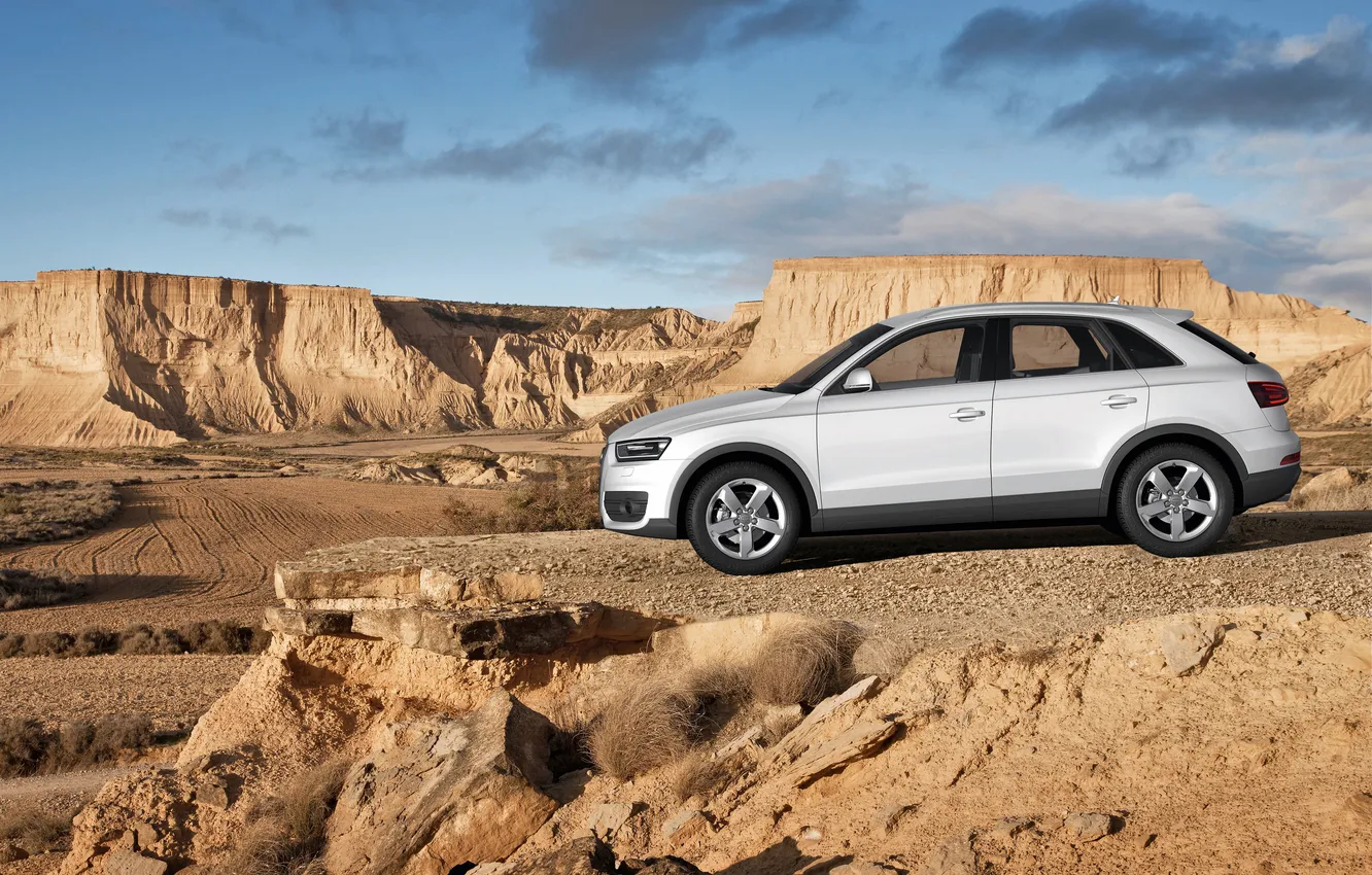 Photo wallpaper Audi, Silver