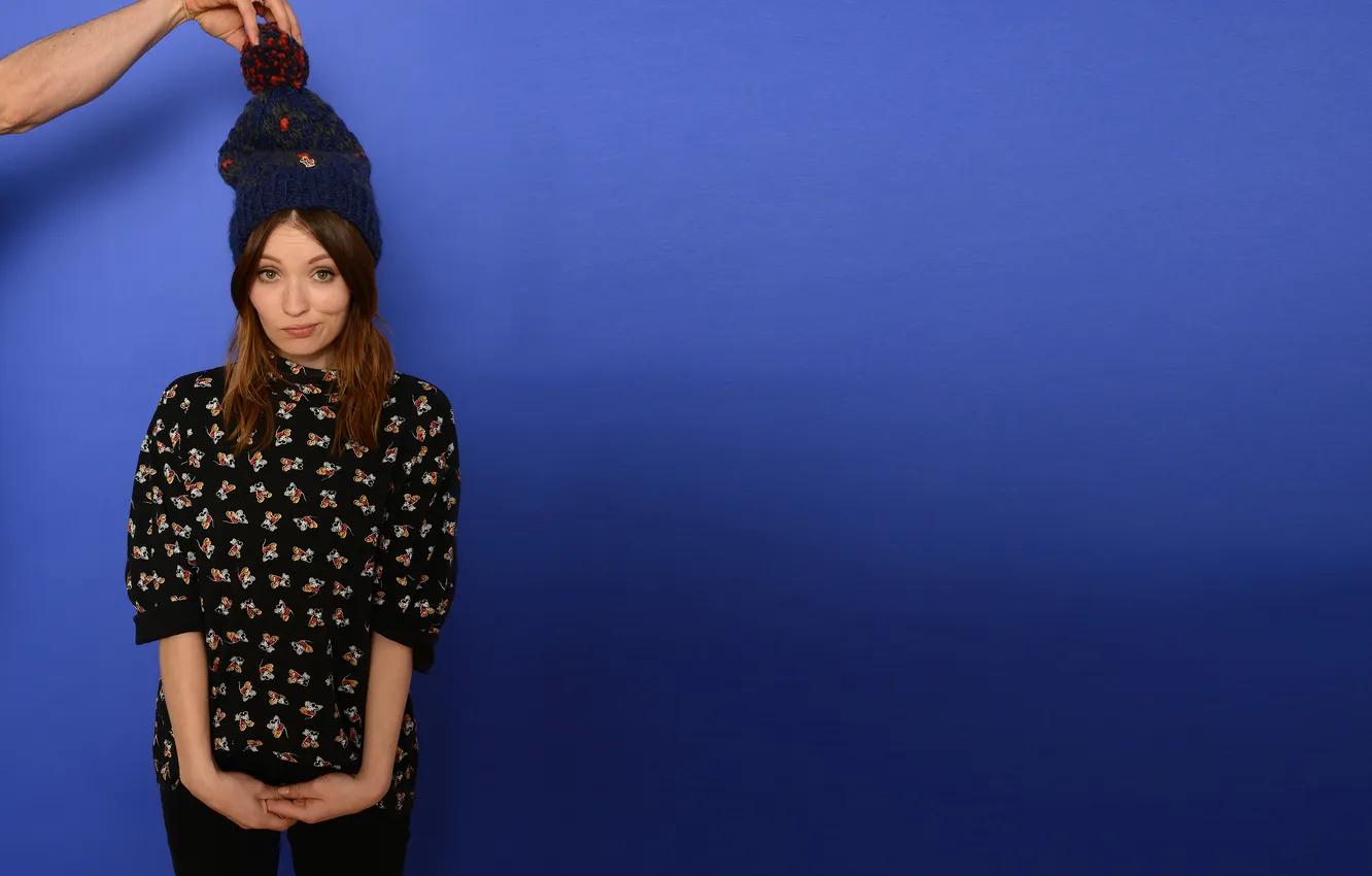 Photo wallpaper photoshoot, Emily Browning, Sundance film festival, for the film God Help the Girl