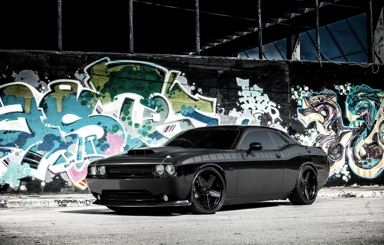 Photo wallpaper Dodge, SRT8, Challenger, Customized