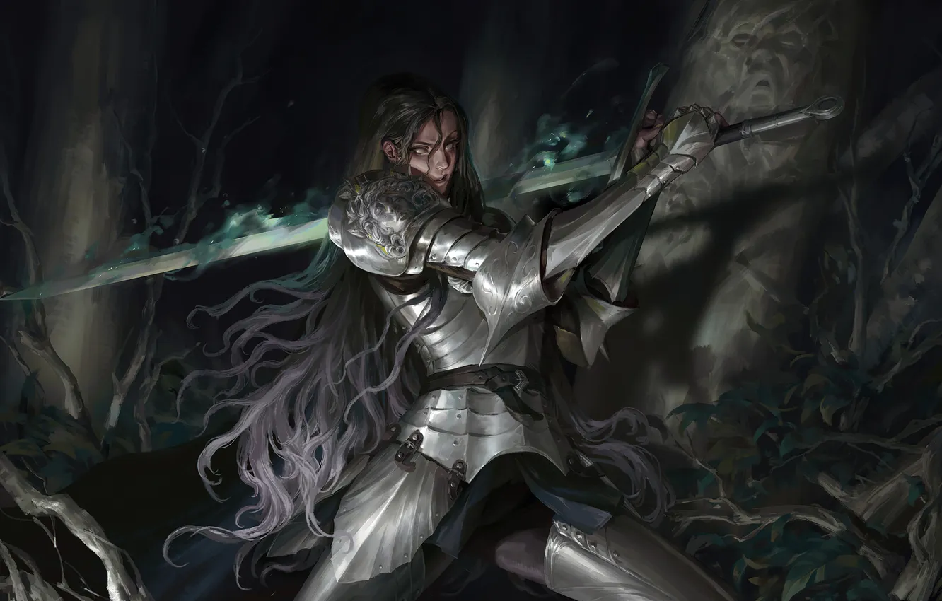 Photo wallpaper fantasy, Concept Art, Character Design, Oblivion II, king‘s black hands, Haiyang