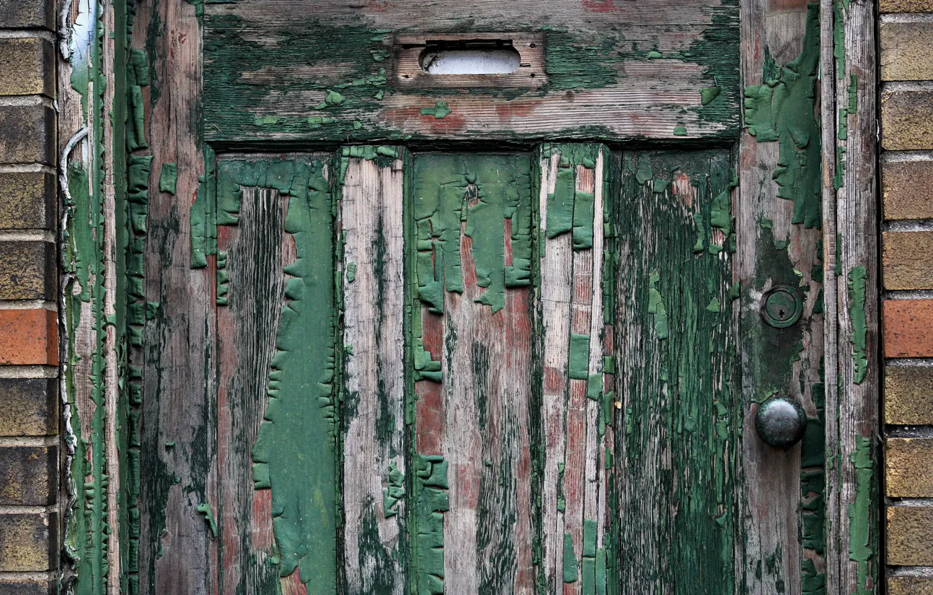 Photo wallpaper wall, home, the door