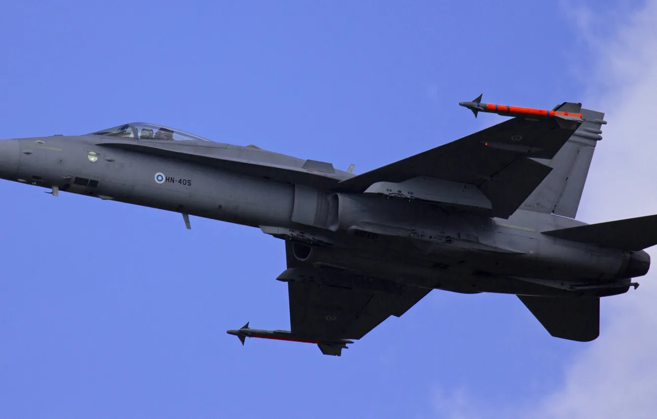 Photo wallpaper attack, F/A-18, Hornet, carrier-based fighter-bomber, McDonnell Douglas