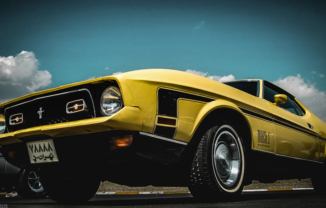 Photo wallpaper mustang, ford, old, classic, mach1