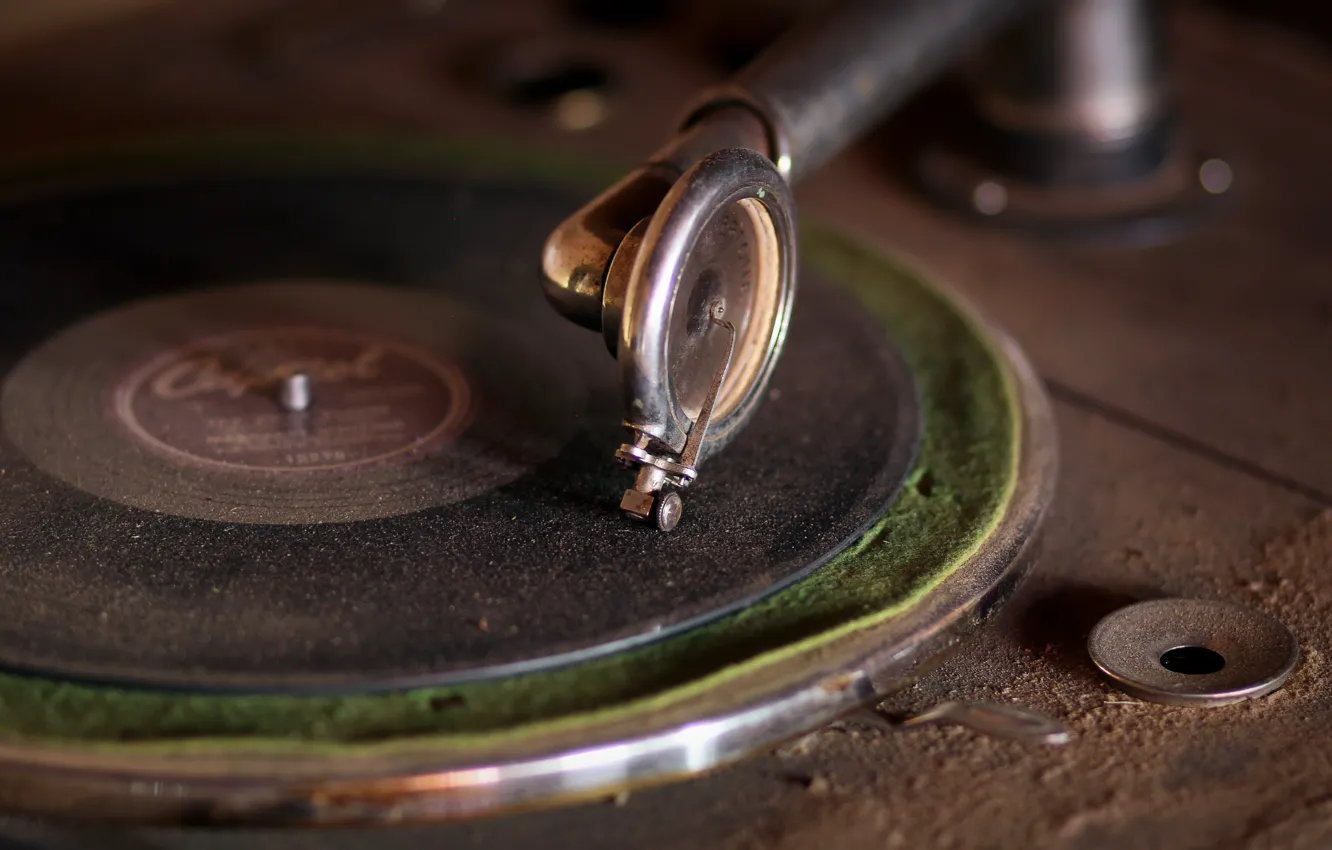 Photo wallpaper music, vinyl, record player