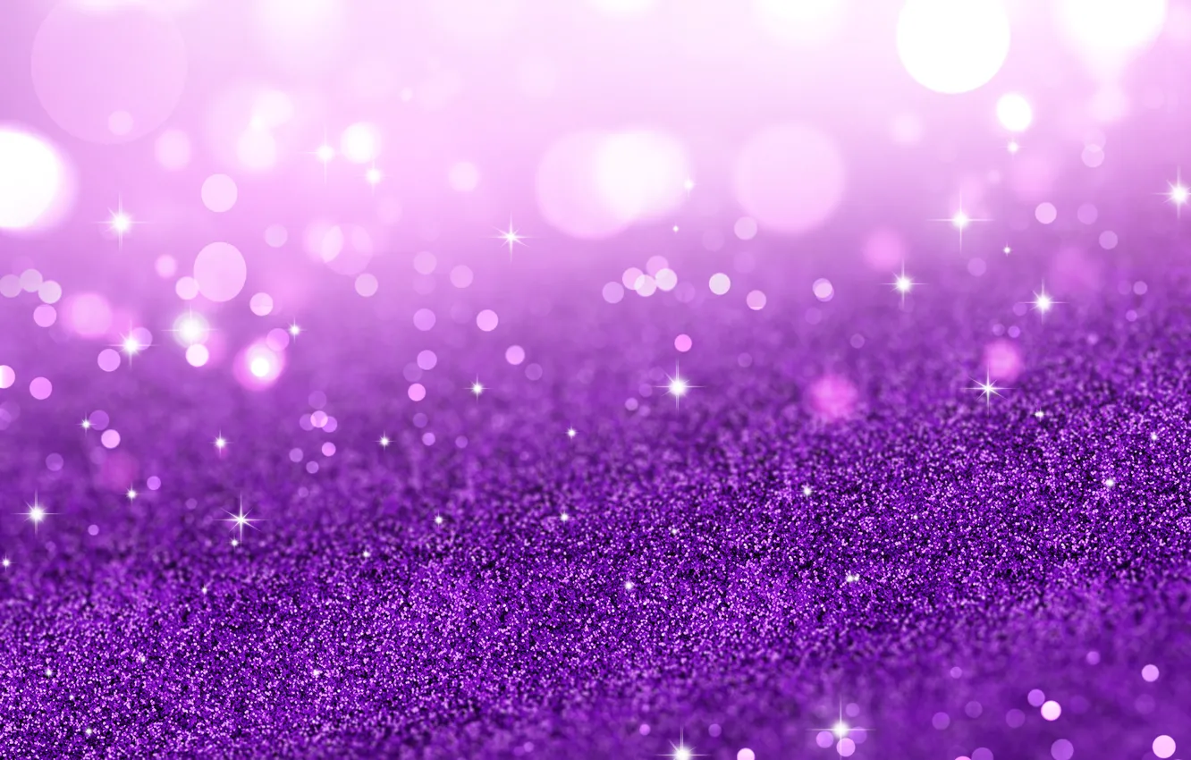 Photo wallpaper sequins, lilac background, light, holiday, background, lights, blur, festive background