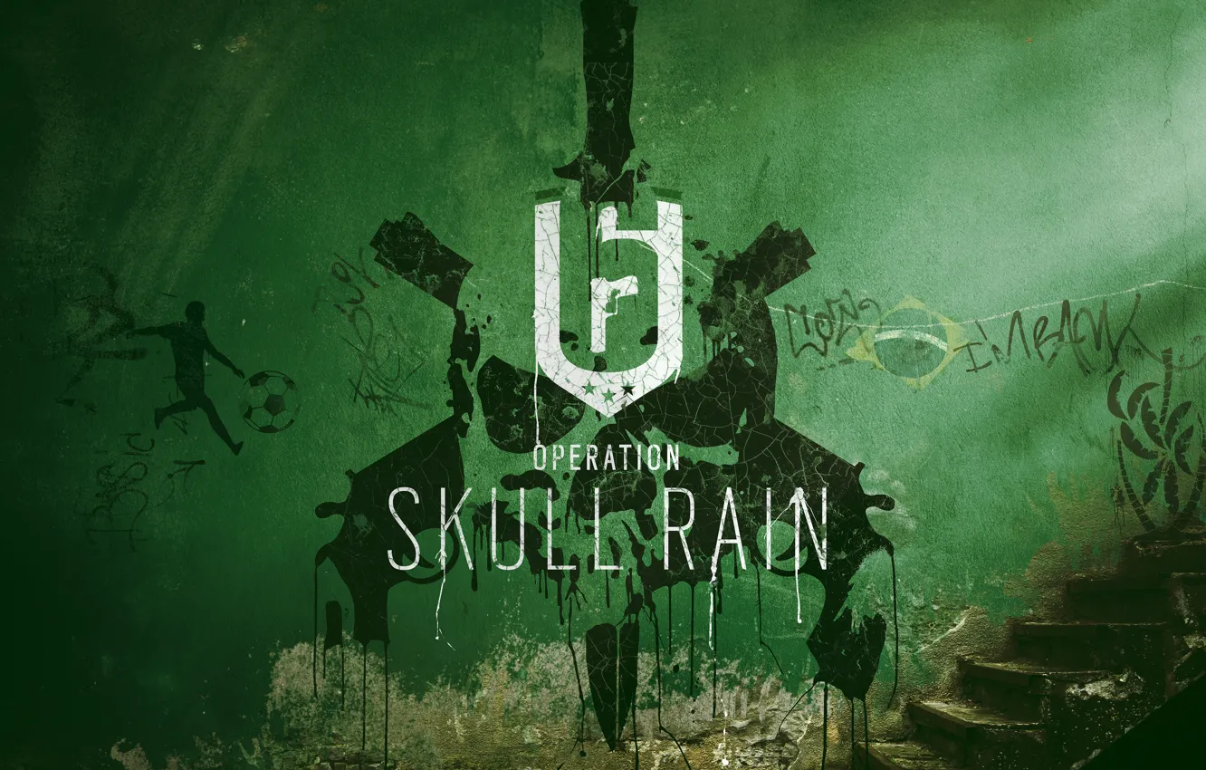 Photo wallpaper game, Ubisoft, Tom Clancy's Rainbow Six: Siege, Skull Rain