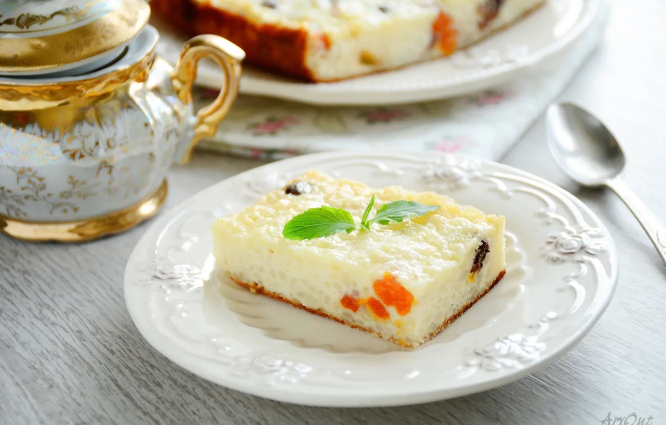 Photo wallpaper dessert, sweet, dish