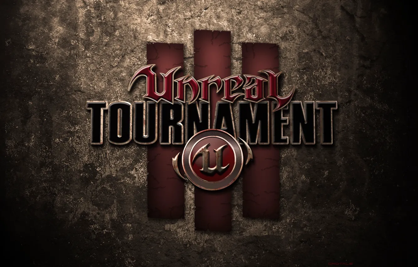 Photo wallpaper logo, unreal, tournament