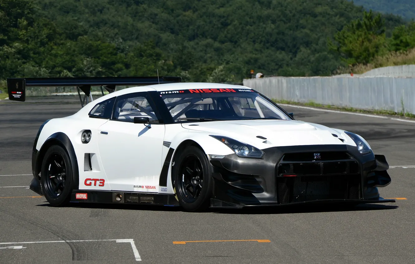 Photo wallpaper Japan, Nissan, GT-R, Coupe, 2013, V-6, Nismo GT3