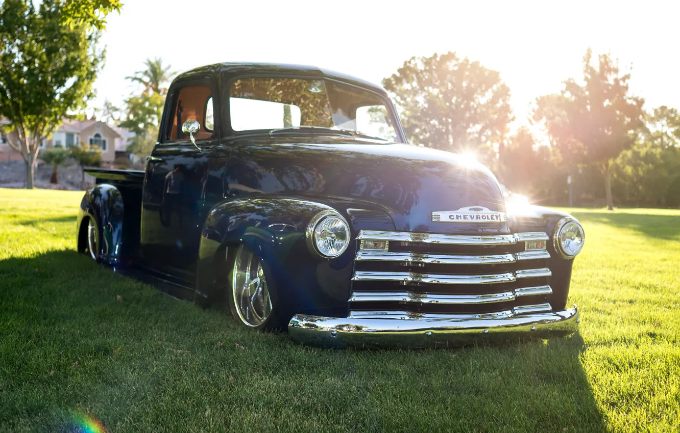 Photo wallpaper retro, Chevrolet, classic, pickup, pickup