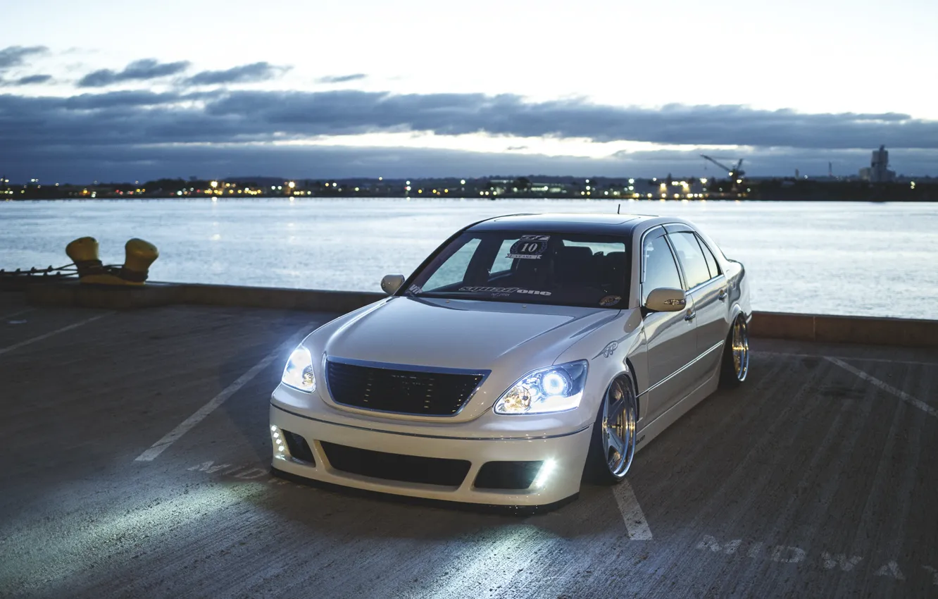 Photo wallpaper night, lexus, Lexus, is430