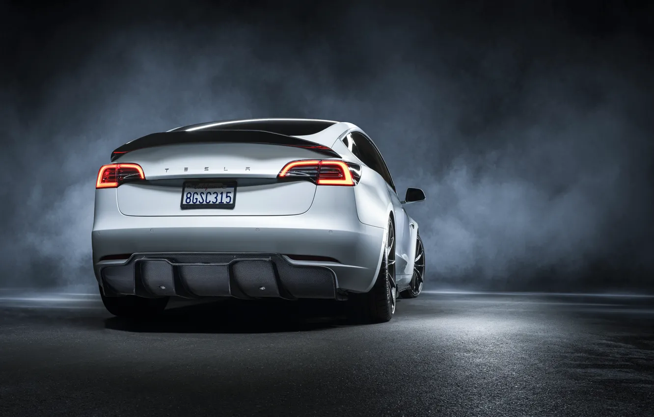 Photo wallpaper Vorsteiner, Tesla, Model 3, 2019, Time