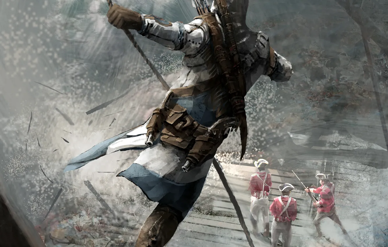 Photo wallpaper Ubisoft, Game, Connor, Assassin’s Creed 3, TheVideoGamegallery.com