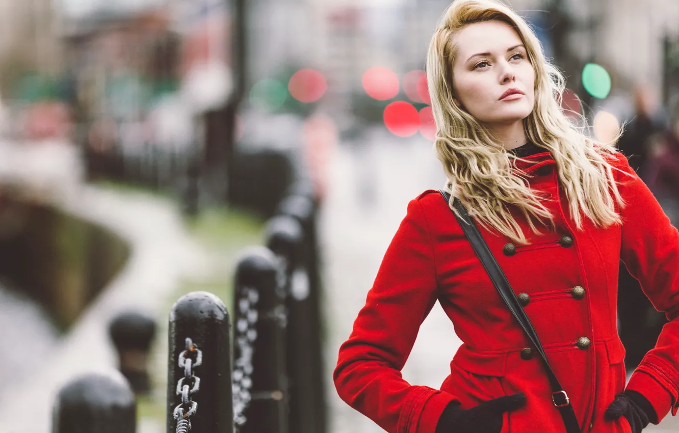 Photo wallpaper look, girl, Carla Monaco