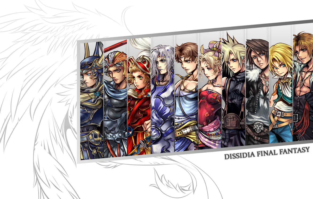 Photo wallpaper Cloud, Final Fantasy, Dissidia Final Fantasy
