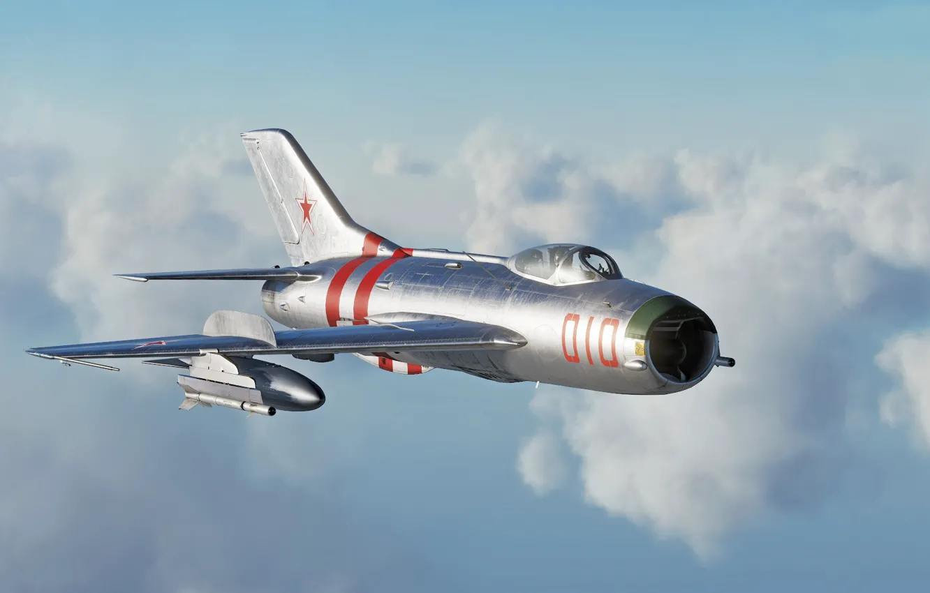 Photo wallpaper fighter-interceptor, KB MiG, MiG-19P