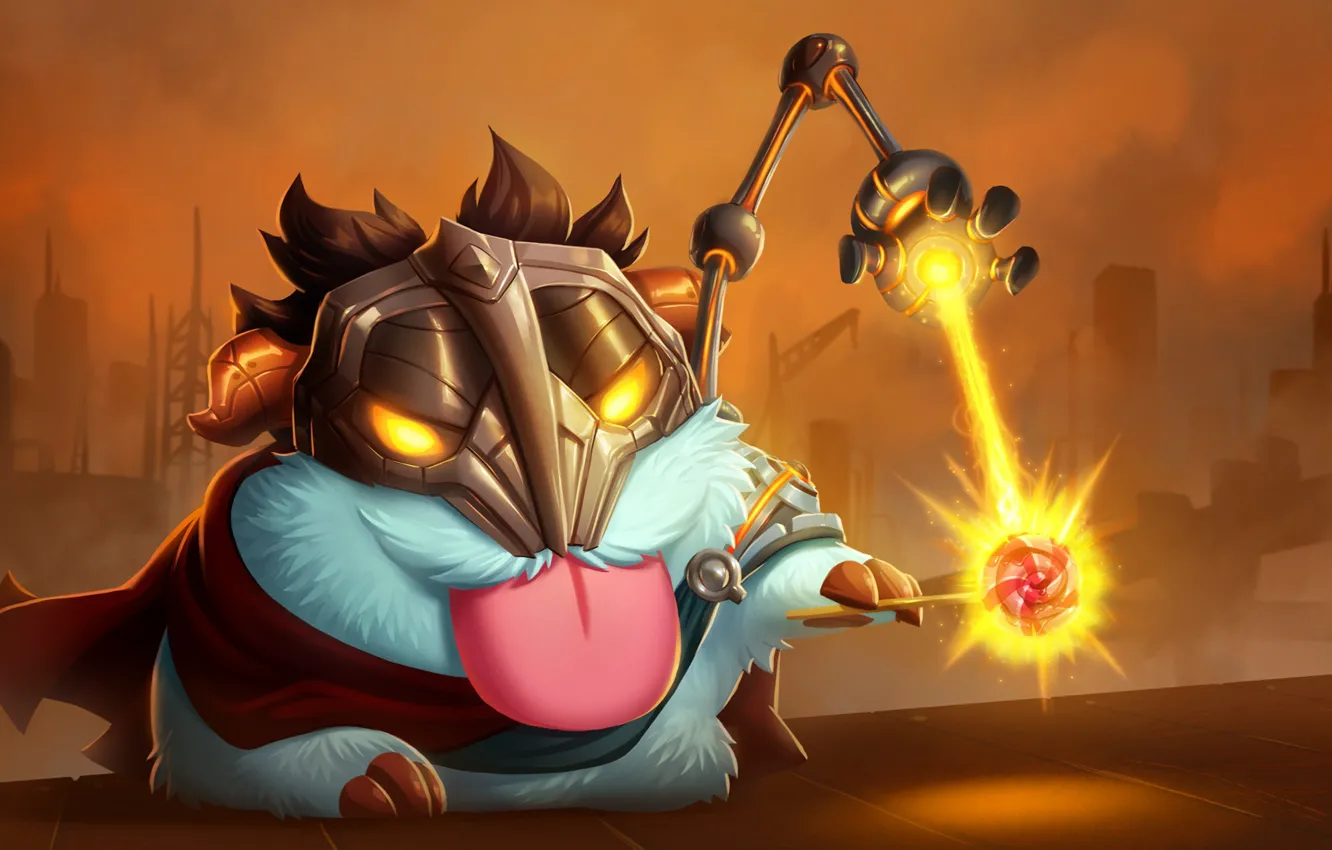 Photo wallpaper language, the game, the demon, Lollipop, welding, game, character, technology