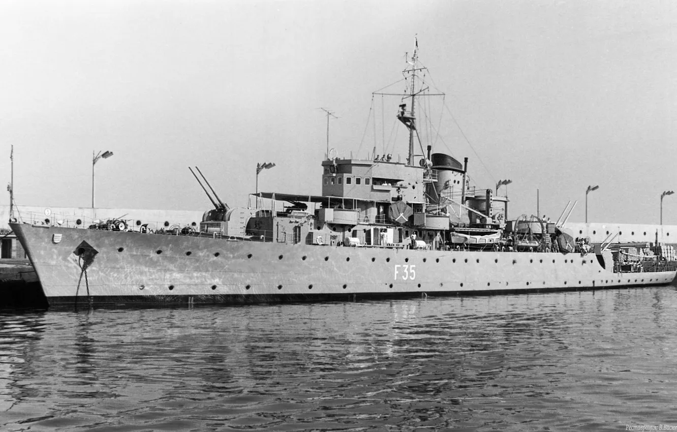 Photo wallpaper frigate, Spanish Navy, F 35, Magallanes