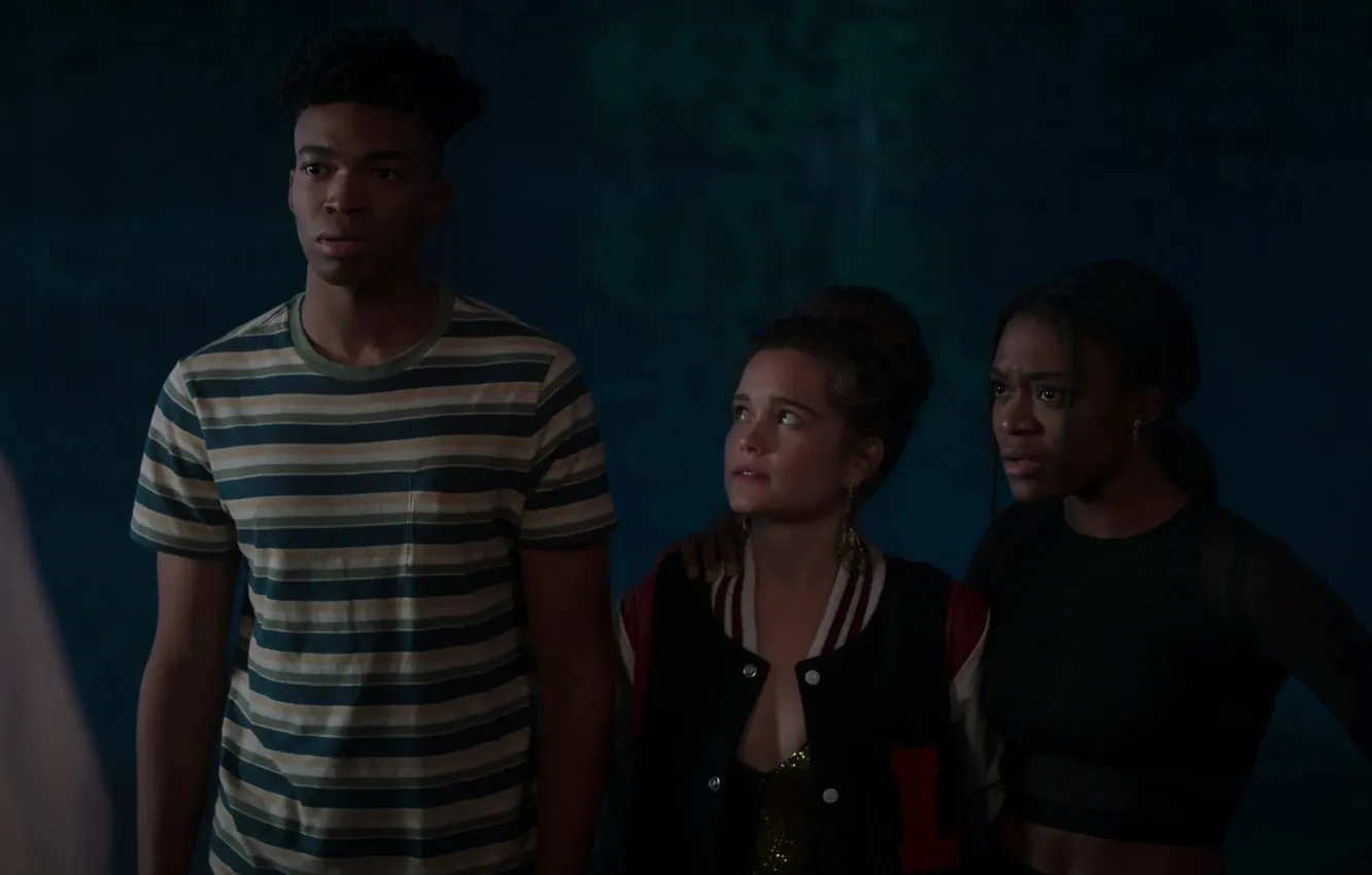 Photo wallpaper girl, night, each, the series, hunter, three, vampire, The first murder