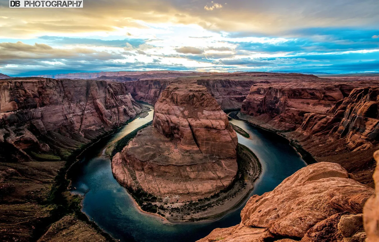 Photo wallpaper water, river, USA, The Grand Canyon, Grand Canyon, The Grand canyon, The Grand canyon