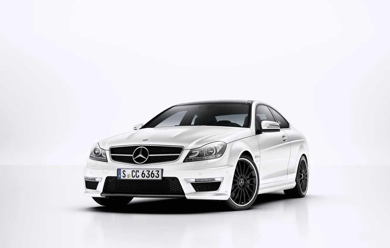 Photo wallpaper Mercedes, AMG, C63, Mercedes coupe, Mercedes AMG, C63 coupe, new Mercedes class