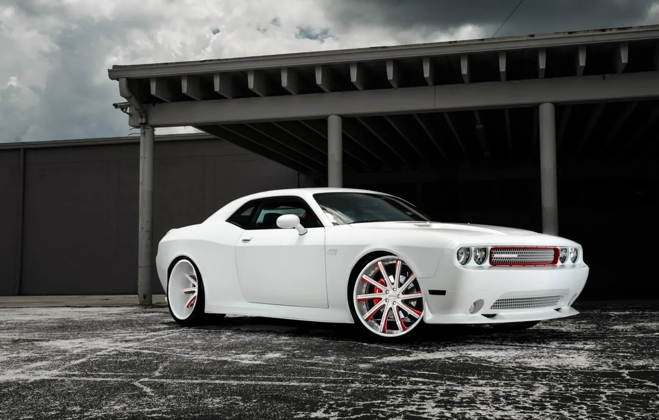 Photo wallpaper car, auto, tuning, Dodge, Dodge Challenger, muscle car
