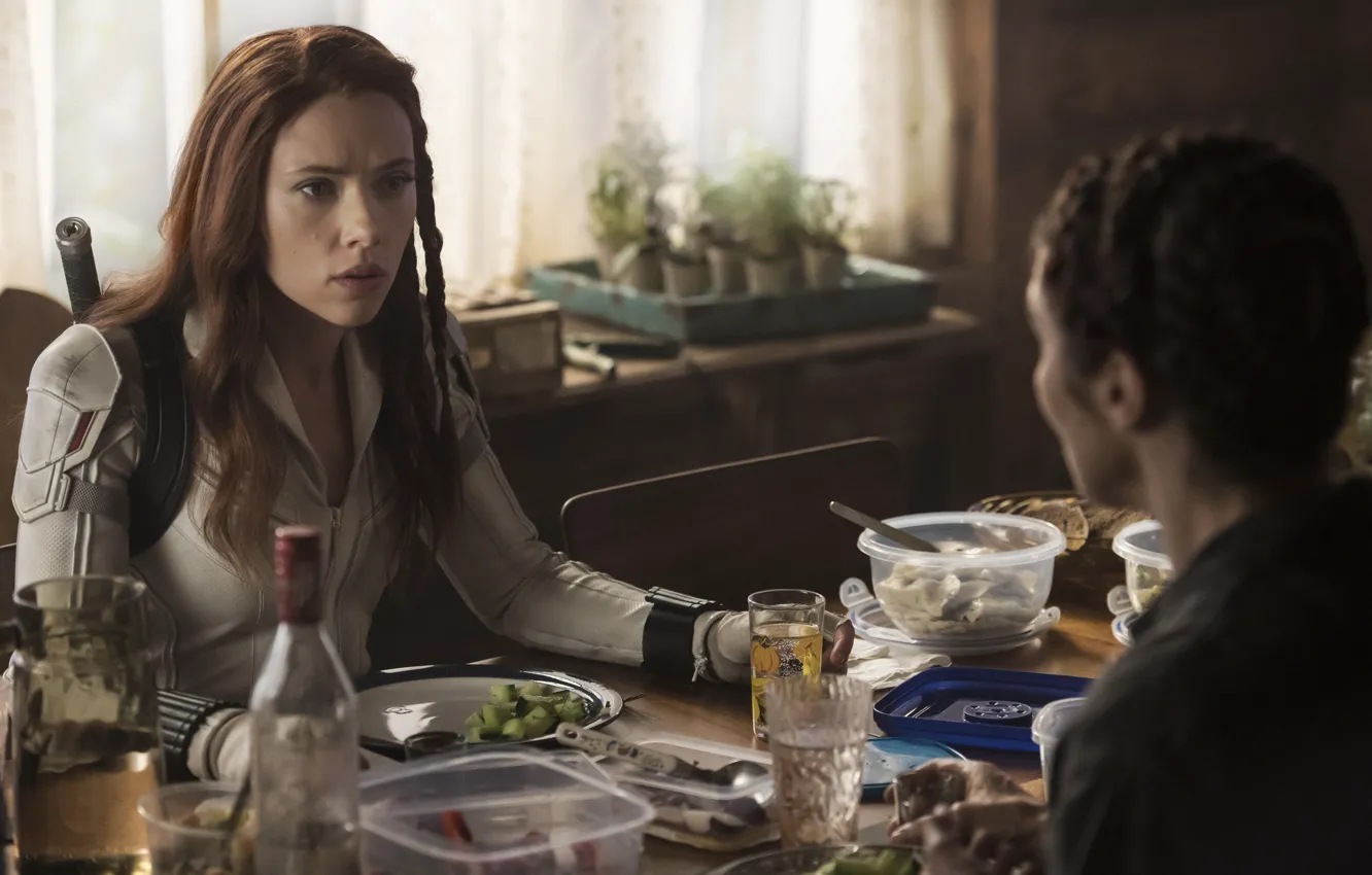 Photo wallpaper Scarlett Johansson, Rachel Weisz, Black Widow, Natasha Romanoff, Marvel Studios, Melina Vostokoff