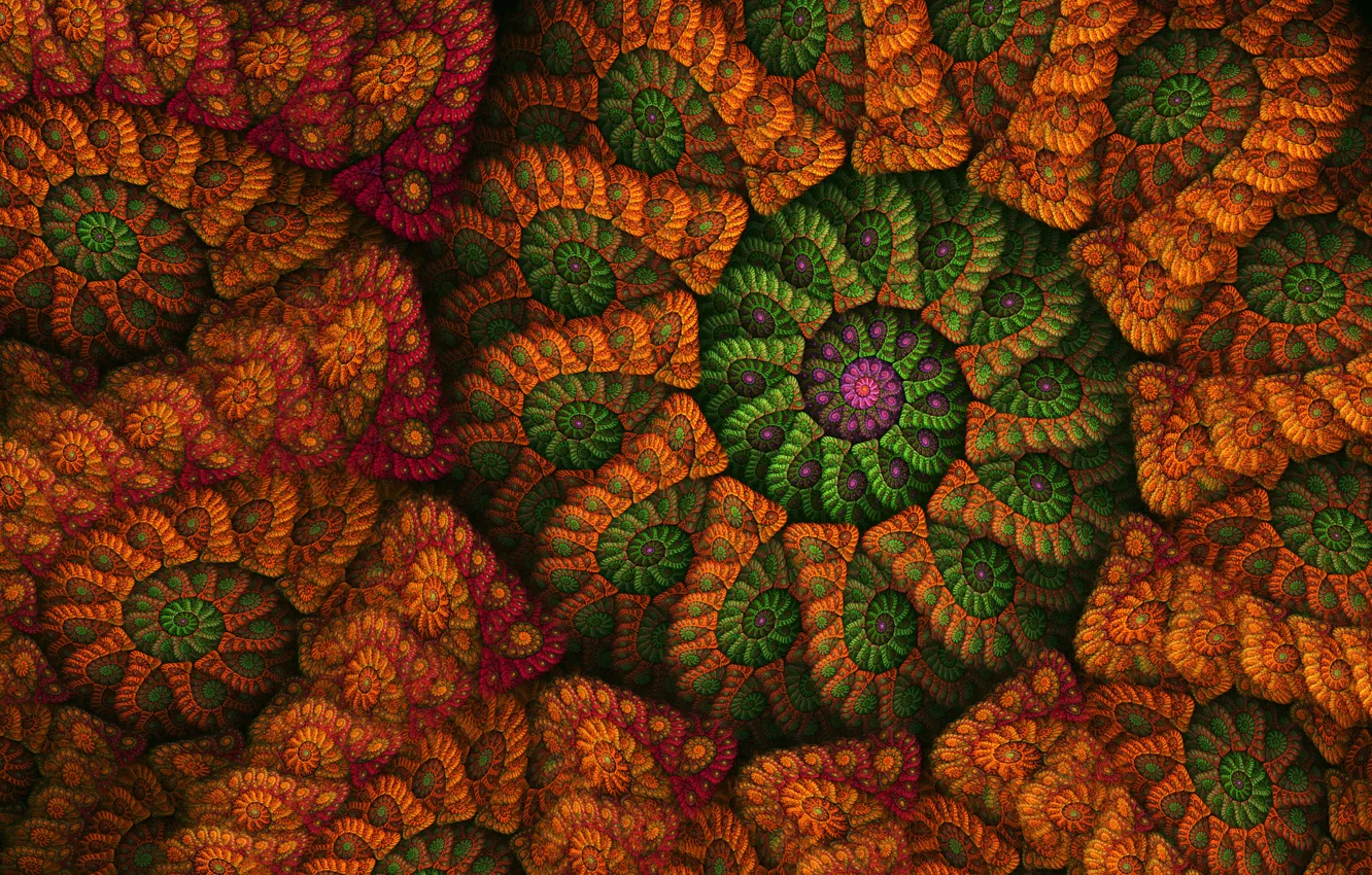 Photo wallpaper wallpaper, fractal
