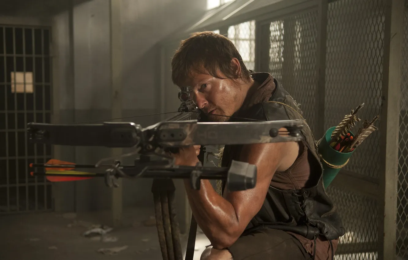 Photo wallpaper the series, crossbow, The Walking Dead, The walking dead, Norman Reedus, Norman Reedus, Daryl Dixon, …