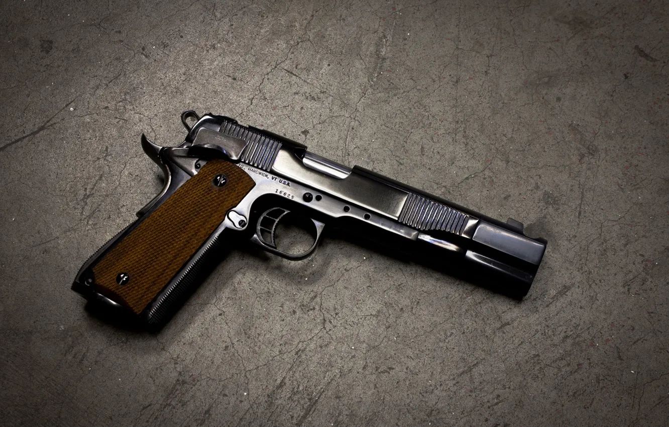 Photo wallpaper gun, background, M1911, Colt, self-loading