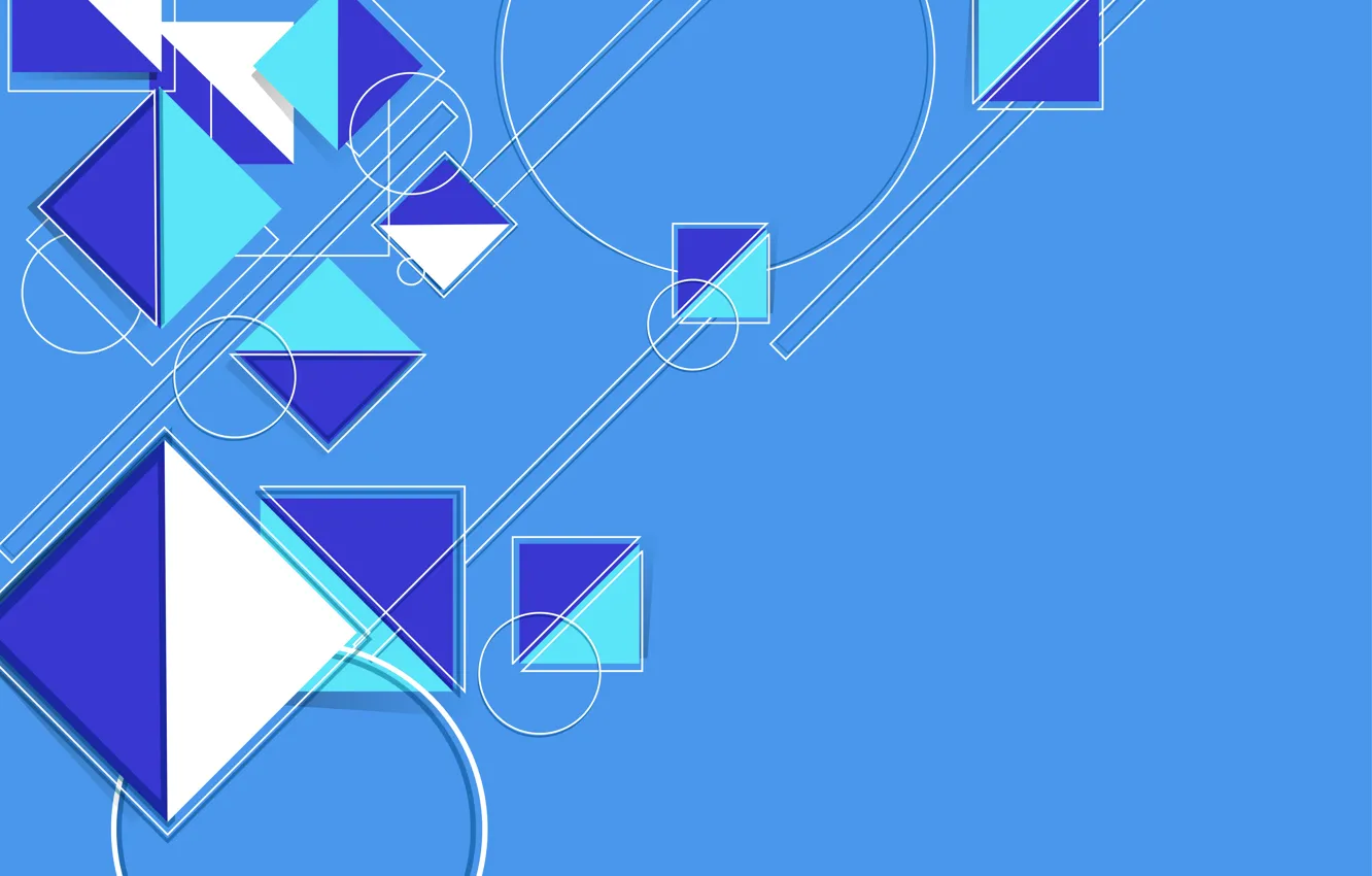 Photo wallpaper blue, abstraction, background, blue, geometry