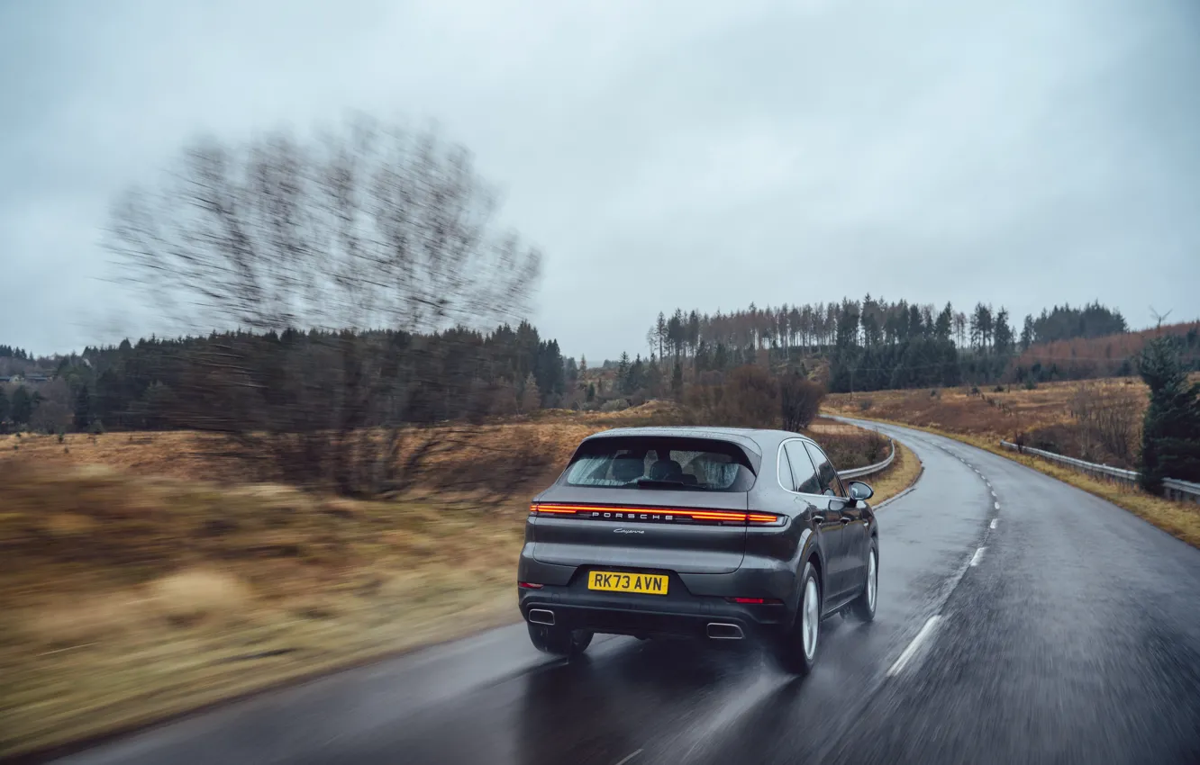 Photo wallpaper Porsche, Cayenne, Porsche Cayenne E-Hybrid