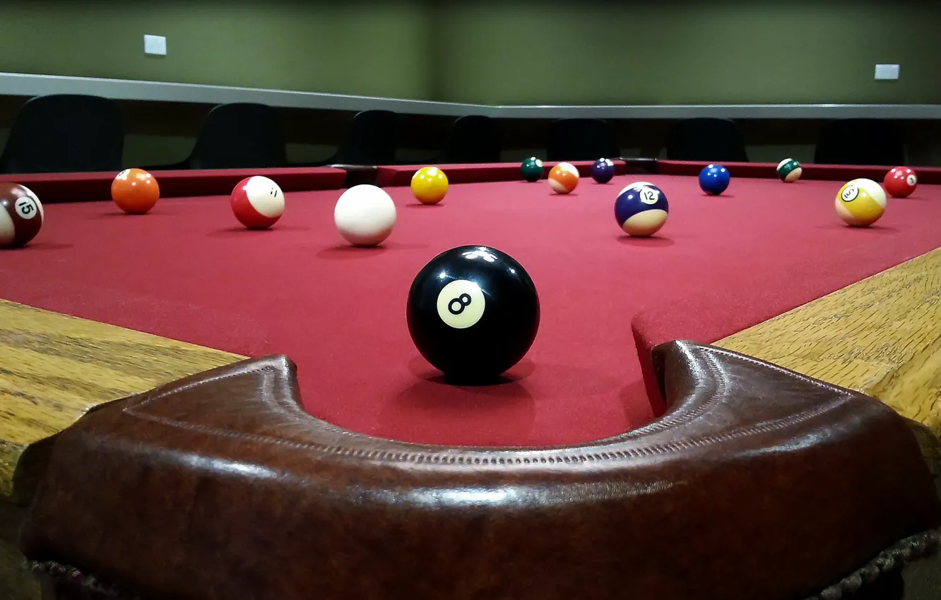 Photo wallpaper balls, sport, Billiards