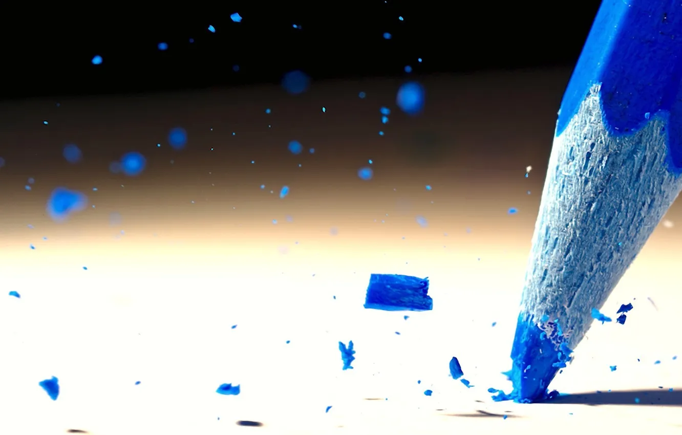 Photo wallpaper macro, fragments, pencils, rod